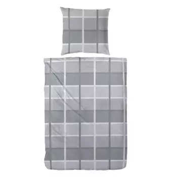 Постельное белье Primera «Бобровое постельное белье Рууту» в классическую клетку, серый