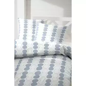 Постельное белье Primera «цепочка», с цепочным узором, синий/белый