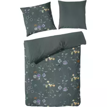 Постельное белье Primera» Драгоценное фланелевое постельное белье «Horticus», с классическими зимними цветами, фиолетовый/желтый/красный/розовый/темно-зеленый