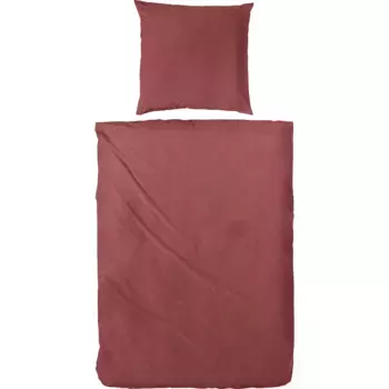 Постельное белье Primera «Leave», с вьющимися листьями, красный