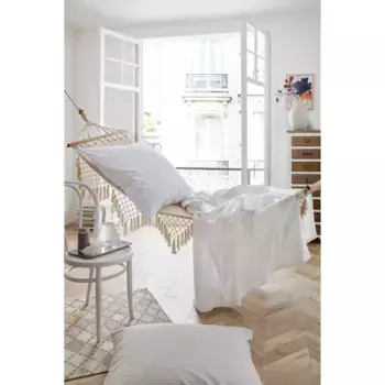 Постельное белье Primera» Летний комплект в размерах. 150x200 см", постельное белье из хлопка, дышащее постельное белье на молнии, белый