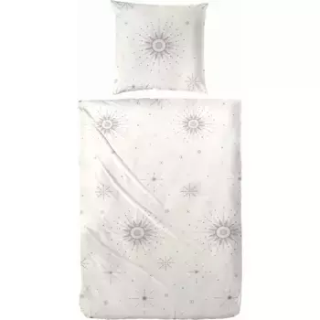 Постельное белье Primera "Мако сатиновое постельное белье "Древняя луна"", с современной лунной символикой, золотой