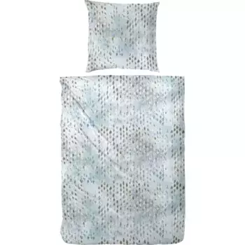 Постельное белье Primera «Оштукатуренное» с живописными эффектами, розовый/серый/зеленый