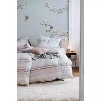 Постельное белье Primera «Перкаль постельное белье Бинго», с яркими полосками, цвет Flieder