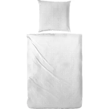 Постельное белье Primera «Pnktchen», с изысканным внешним видом, серый/белый