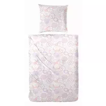 Постельное белье Primera «Постельное белье Primera из мягкого хлопчатобумажного полотна Cirleane», с кругами пастельных тонов, розовый