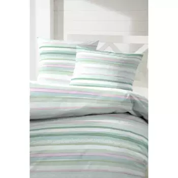 Постельное белье Primera «Постельное белье Bio-Renforce Natrix», в классическую полоску, зеленый