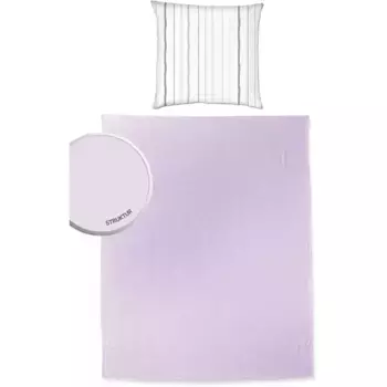 Постельное белье Primera «Примера Летний комплект» с полосатой наволочкой, цвет flieder