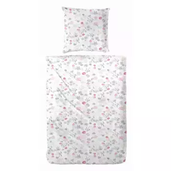 Постельное белье Primera «Примера мягкое постельное белье из жатого хлопка цветы», с яркими цветами, розовый