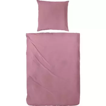 Постельное белье Primera» сатин Uni люкс в размере. 135x200, 155x220 или 200x200 см", постельное белье из хлопка, однотонное постельное белье на молнии, цвет rosenholz