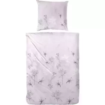 Постельное белье Primera «Севера», с цветами, розовый