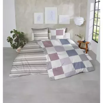 Постельное белье Primera «тонкое фланелевое постельное белье», бархатисто-мягкое и, конечно же, изготовленное из чистого хлопка, цвет Lila-Blau