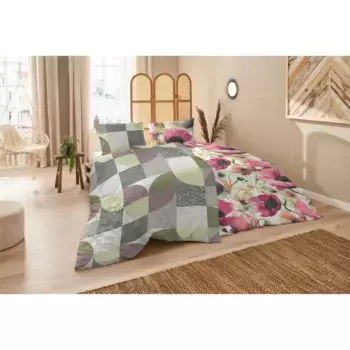 Постельное белье Primera «тонкое фланелевое постельное белье», бархатисто-мягкое и, конечно же, изготовленное из чистого хлопка, зеленый