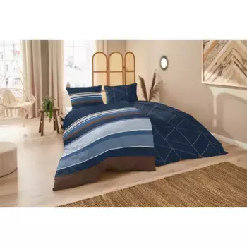 Постельное белье Primera «тонкое фланелевое постельное белье», бархатисто-мягкое и, конечно же, изготовленное из чистого хлопка, цвет Blau-Braun