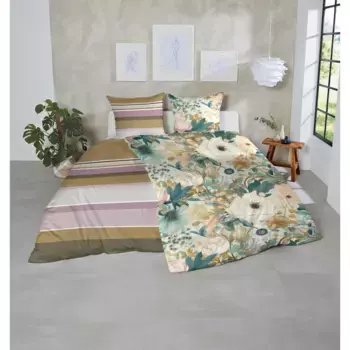 Постельное белье Primera «тонкое фланелевое постельное белье», бархатисто-мягкое и, конечно же, изготовленное из чистого хлопка, цвет Gelb-Lila