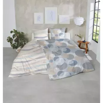 Постельное белье Primera «тонкое фланелевое постельное белье», бархатисто-мягкое и, конечно же, изготовленное из чистого хлопка, цвет Blau-Braun