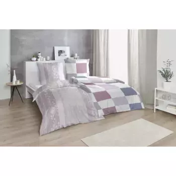 Постельное белье Primera «тонкое фланелевое постельное белье», бархатисто-мягкое и, конечно же, изготовленное из чистого хлопка, серо-фиолетовый