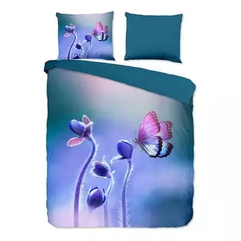 Постельное белье Pure Davine, 200x2x240 см цвет petrol