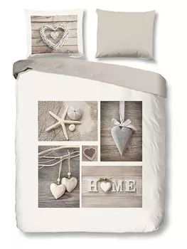 Постельное белье Pure Mikrofaser Set Home, бежевый