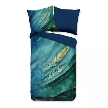 Постельное белье Pure Neva, 135x2x200 см цвет petrol