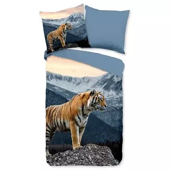 Постельное белье Pure Sky, 135x200x1 см, синий