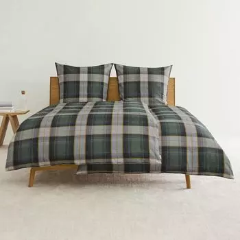Постельное белье s.Oliver Mako Satin 5126-780 Checked Green Yellow 135x200