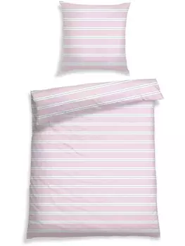 Постельное белье Schiesser Renforc Set Remy, цвет rosa/wei