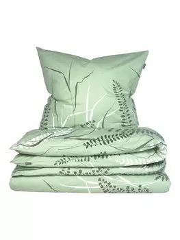 Постельное белье Schiesser set Annic Renforc, зеленый