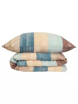 Постельное белье Schiesser set Emilia Renforc 2 tlg, цвет petrol