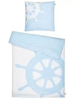 Постельное белье SCHIETWETTER Steuerrad 135x200 2teilig, голубой
