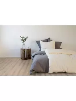 Постельное белье Setex Halbleinen, цвет graphitgrau