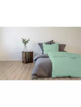 Постельное белье Setex Halbleinen, цвет jadegrn