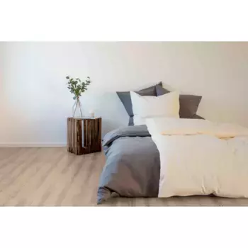 Постельное белье SETEX "Сетекс полулён", качество полулён (55% лен, 45% хлопок), на молнии, темно-серый