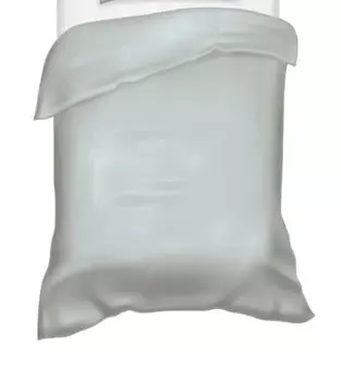 Постельное белье Sevilla, светлое однотонное белье, ледяной (светло-серый), размер: 135 х 200 см Proflax