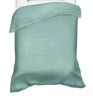 Постельное белье Sevilla, светлое однотонное белье, цвет цвета морской волны (мятный), размер: 135 х 200 см Proflax