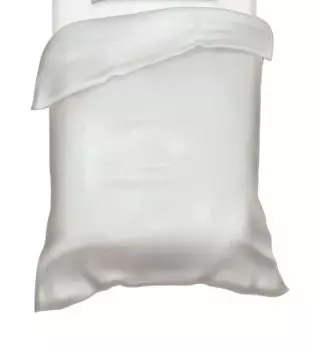 Постельное белье Sevilla, светлое однотонное белье, серебро, размер: 135 х 200 см Proflax