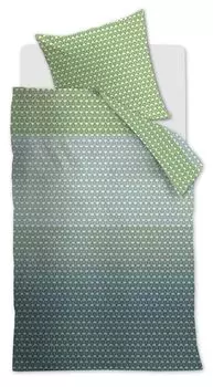 Постельное белье Silas_Blue Green_DE_UV_135x200 135 x 200 см + 1x 80 x 80 см 1 пододеяльник, 1 наволочка Beddinghouse