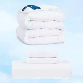 Постельное белье со скидкой 26% Комплект 3: 1 одеяло Twin-XL + 1 простыня Twin + 1 наволочка Twin Bedsure