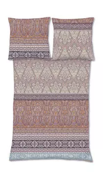 Постельное белье современный классический сатин Fleuresse, кирпичный