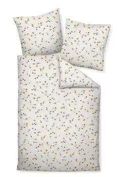 Постельное белье Tango Seersucker Janine, белый/желтый