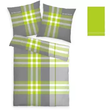 Постельное белье TOM TAILOR HOME» Ник по размеру. 135х200 или 155х220 см", бобер уютный и теплый зимой, с БЕСПЛАТНЫМ дополнением: гостевым полотенцем, зеленый