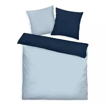 Постельное белье Tom Tailor Tom Tailor, 200x0,5x220 см цвет dark navy & sky blue