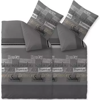 Постельное белье Touchme из 4 предметов 135х200 Carla хлопок бобер на молнии CelinaTex