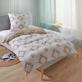 Постельное белье Traumschlaf, бежевый