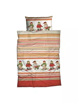 Постельное белье Traumschlaf Chico Br auf Ski, цвет ocker