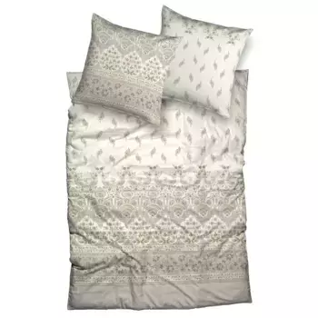 Постельное белье Traumschlaf, серо-коричневый