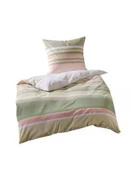 Постельное белье Traumschlaf Streifen, зеленый