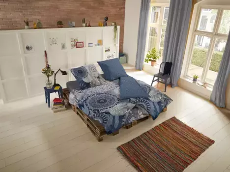 Постельное белье Traumschloss, синий