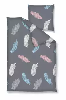 Постельное белье Traumschloss, темно-серый