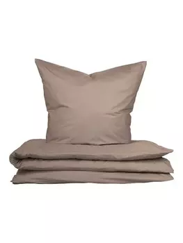 Постельное белье UNCOVER BY SCHIESSER set 2 tlg, серо-коричневый